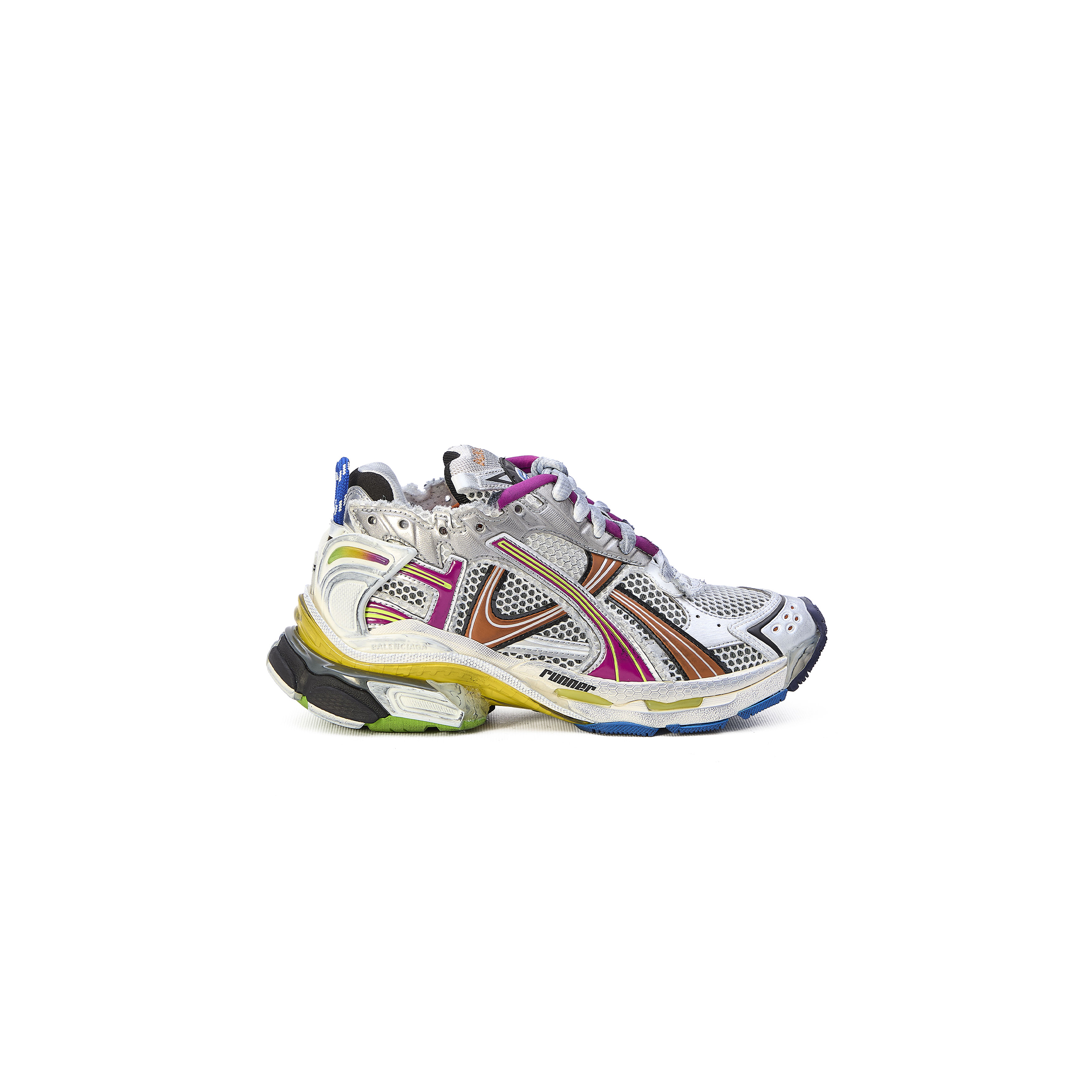 Ba*len*cia*ga panelled chunky sneakers 772774w3rmu8123